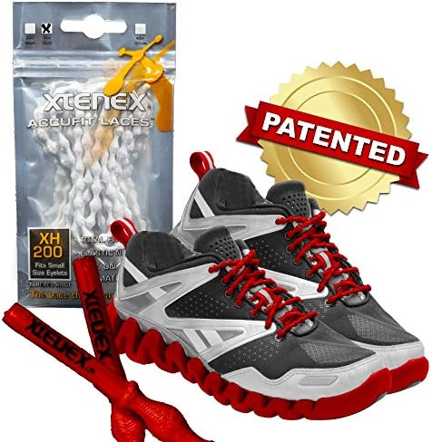 Xtenex XH200 (PATENTED) Red 30" No Tie Shoe Lace with Tapered Knot