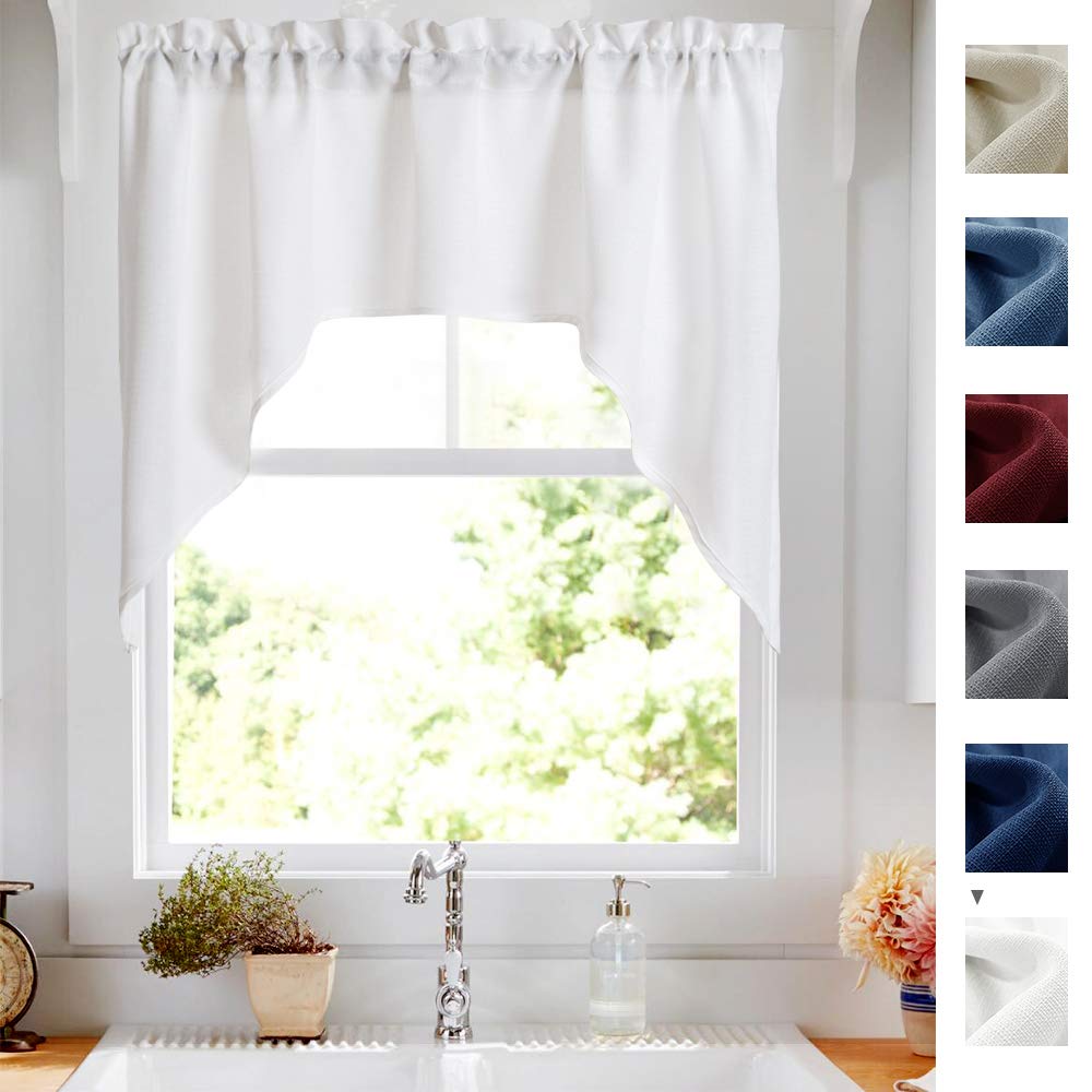 Best Kitchen Curtains Valances And Swags Sheer