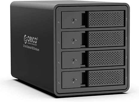 ORICO Aluminio 3.5 Pulgadas 4 Bahías Gabinete Disco Duro Externo: Amazon.es: Electrónica