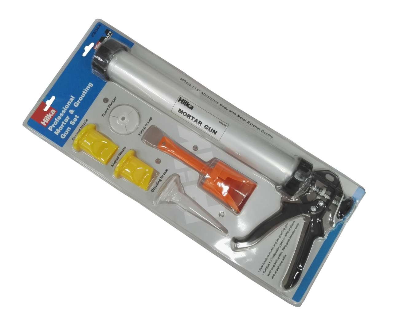 Hilka 66855006 Professional Mortar and Grouting Gun Set - Color May Vary