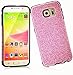 MEKO Galaxy S6 Case, Glitter Bling- Built-in Sparkles- Anti-Falling Off and Anti-Shock Soft Gel Flexible TPU Case [Scratch Resistant] for Samsung Galaxy S6 - (Hot Pink)