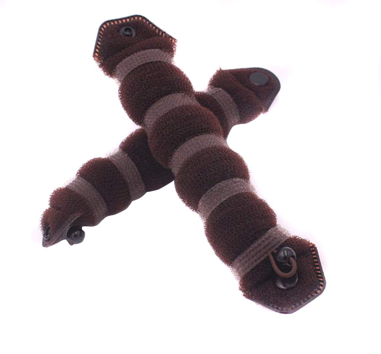 Photo 1 of 3 PCS Magic Hair Styler Donut Bun Maker, Twist Ring Shaper, Braiding Tool & Curler Accessory - 1 Large, 2 Small