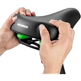 ROCKBROS Youth Bike Seat Cusion Comfort Youth Replacement Saddle Bicycle Seat Waterproof, Enhance Young Little Rider Teenager Bike Seat for Boys and Girls Gifts for MTB &amp; Road 16" to 24" (No Clamp)