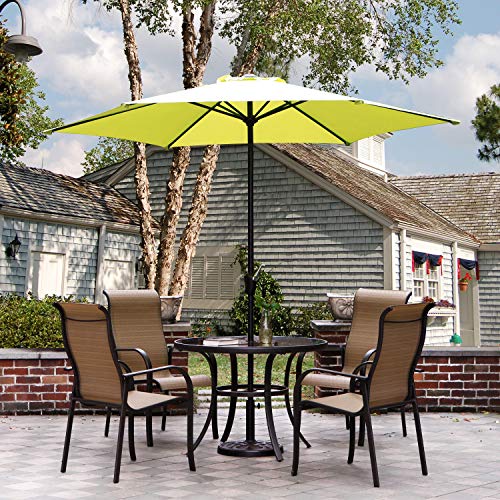 Grand patio 9 FT Aluminum Patio Umbrella, UV Protected Outdoor Umbrella
