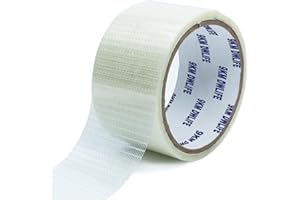 9KM DWLIFE Kite Ripstop Repair Tape 5cm-10cm Bi-Directional Fiberglass Filament Tape Clear Waterproof Strong High Adhesion Te