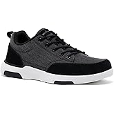 OrthoComfoot Men's Orthopedic Arch Support Walking Shoes: Comfortable Cushioned Plantar Fasciitis Relief Shoes, Breathable Orthotic Fashion Sneakers for Foot and Heel Pain