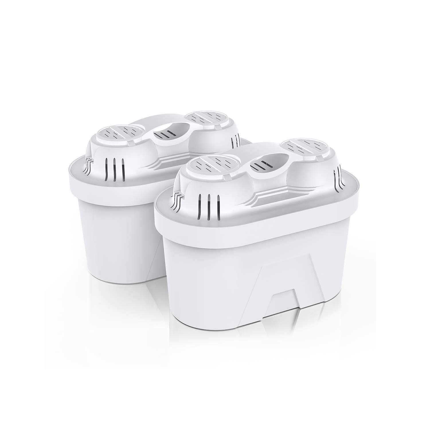 FRIZZLIFE 2 Pack FPT01 Water Filter Cartridge Set for FP40 & T900 (2 Count, Reduces Chlorine, Fluoride, Heavy Metals, Bad Taste & Sediment, 50G/2 Months)