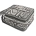 pureGLO Essential Oil Case to Protect Your Precious Oils - Holds 30 Bottles (5ml, 10ml & 15ml) - Perfect for Travel or Storage (Grid)