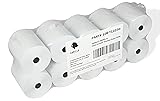 (10) Gorilla Supply 55gsm 3 1/8 x 230 Thermal Paper
