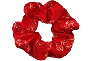 Christmas Hair Ties Hairband for Women Girls Fashion Large Intestine Womens Hairbands Christmas Hair Bands Gifts (Color A)