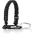 Accmor Water Bottle Handle for Wide Mouth Bottles, Paracord Strap Carrier for 12oz to 64oz Bottle, Bottle Accessories for Hiking - with Safety Ring Carabiner