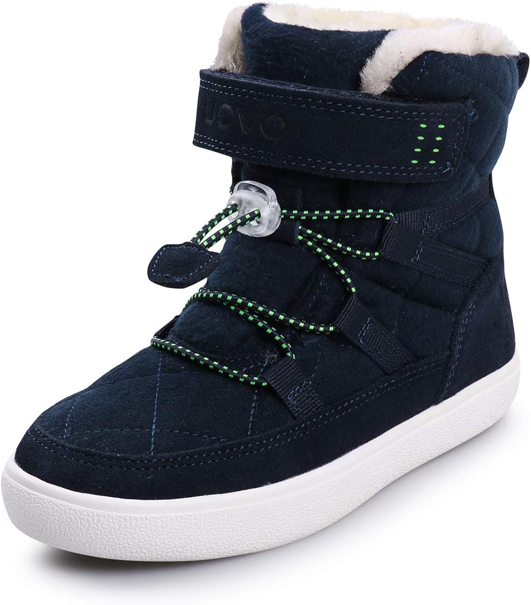  | UOVO Boys Snow Boots Boys Boots Winter Boots for Kids Waterproof Winter Snow Boots for Boys Warm Slip Resistant Outdoor (Little Boys/Big Boys) | Snow Boots
