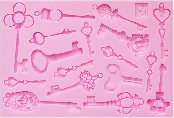 Amazon Ever Garden 鍵 アンティーク レトロ シリコンモールド アロマハイストーン 石膏 手作り 石鹸 レジン 樹脂 粘土 型 抜き型 タイプ 粘土 通販