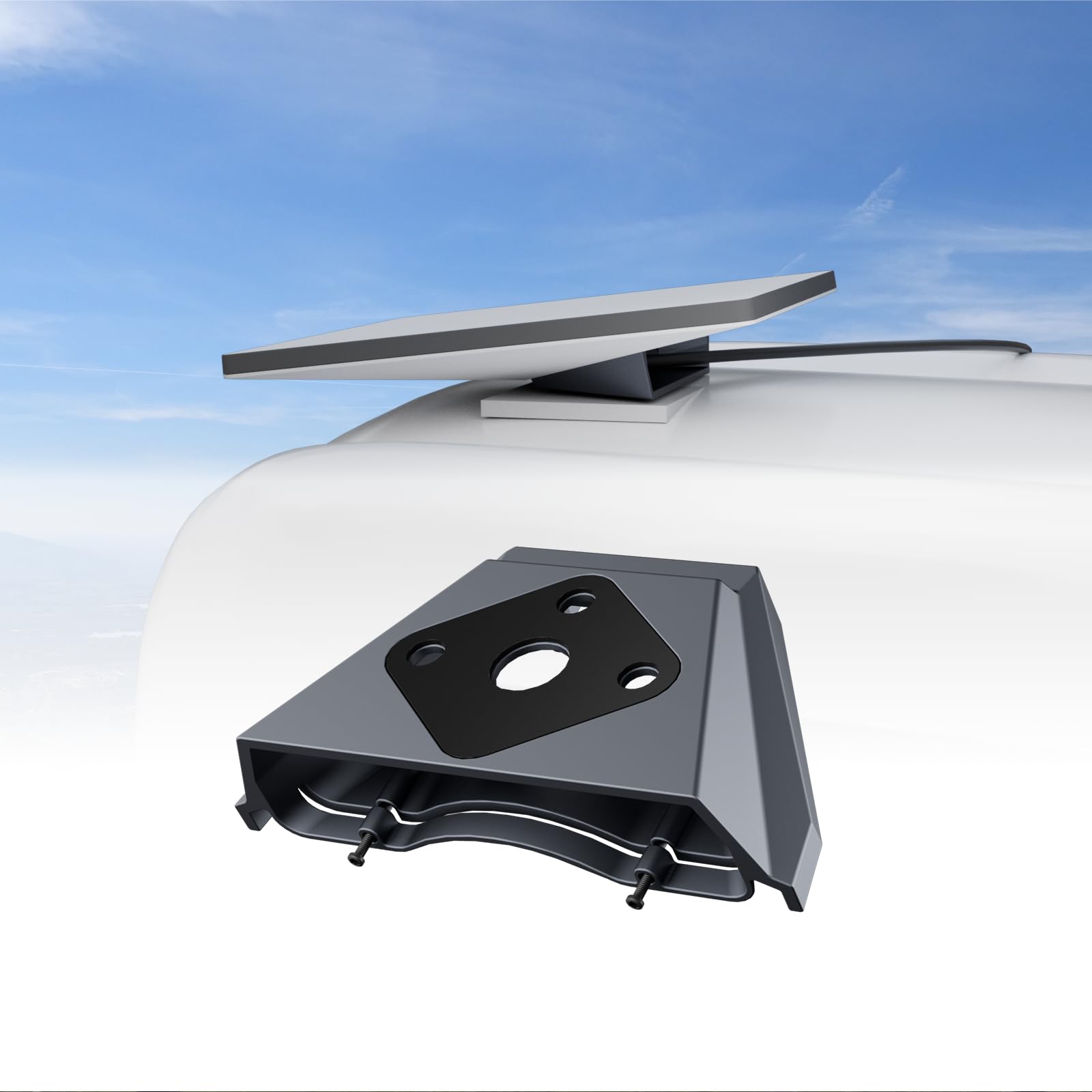 Photo 1 of Klutchtech for Starlink Mini Mount,Starlink Mini Car Mount with Anti-Theft Car Mounting Kit for RV Trailer Yacht (Aluminum Made)