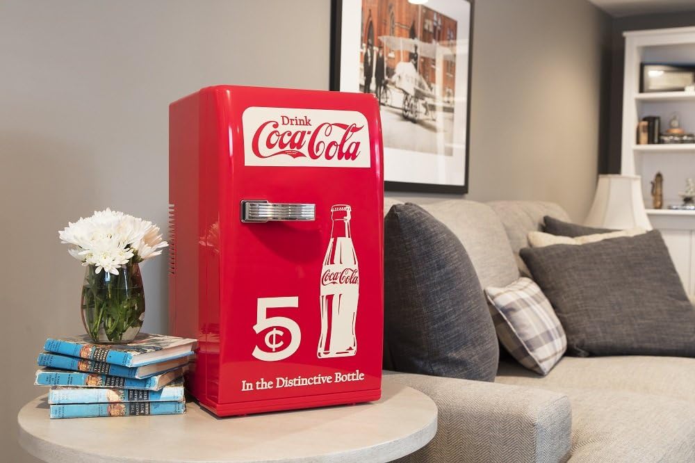 retro coke fridge