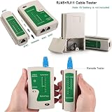 CHZHLM RJ45 Pass Through Crimping Tool Kit 3 in 1 Cat5 Cat6 w Tester view 6