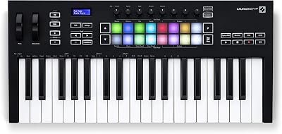 Novation Launchkey 37 [MK3] MIDI Keyboard Controller - Seamless Ableton Live Integration. Chord Mode, Scale Mode, and Arpeggiator — All the software you need for Music Production