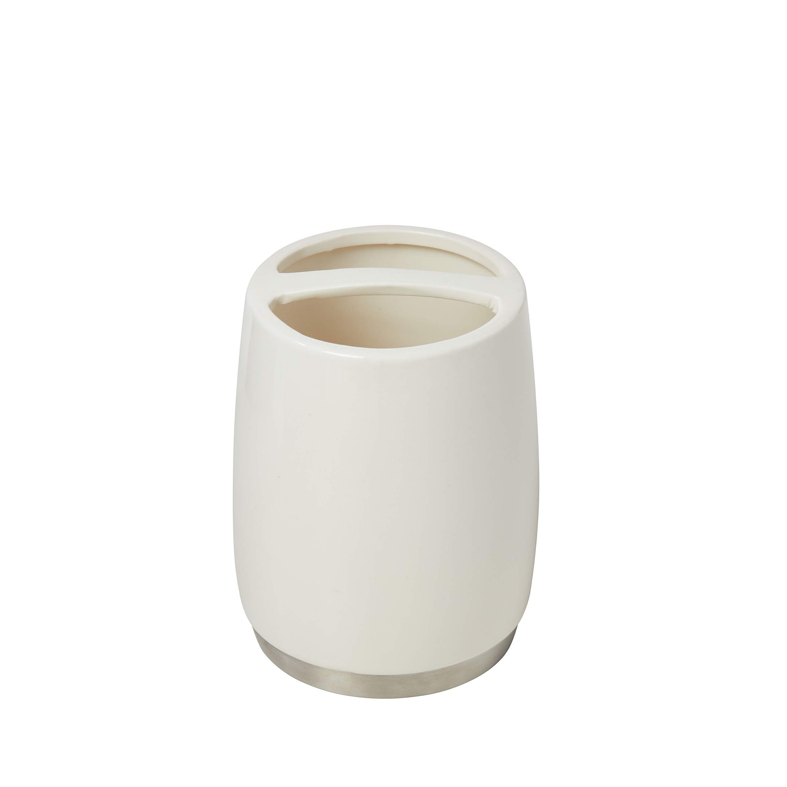 SKL Home by Saturday Knight Ltd. Ari Toothbrush Holder, Stoneware, Natural