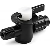 RUHUALIFE Upgraded 1/4-Inch NPT Control Valve | Compatible with Pentair Rainbow Model 300, 302, 300-19 and 300-29 Automatic Chlorine Bromine Pool Spa Feeder, Replace R172060