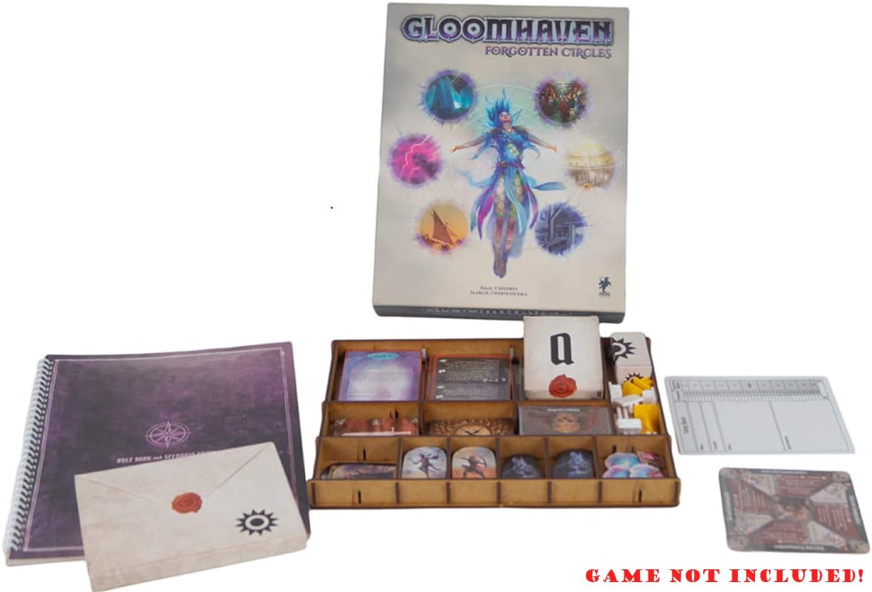 docsmagic.de Organizer Insert for Gloomhaven Forgotten Circles Expansion Box - Image 4