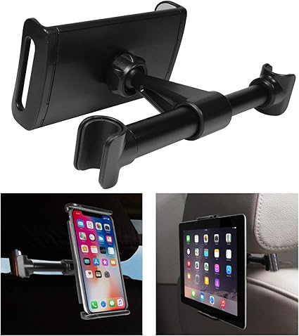 Amazon Com Macally Car Headrest Mount For Phone Tablet Holder
