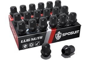 Sposuit M14x1.5 Lug Nuts - Replacement for 2021-2024 Ford Maverick, 2020-2024 Explorer, 2015-2024 Edge, 2015-2024 Mustang - O