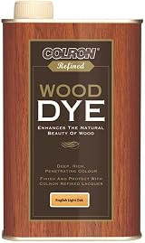 Colron Refined Wood Dye 250ml English Light Oak Ronseal