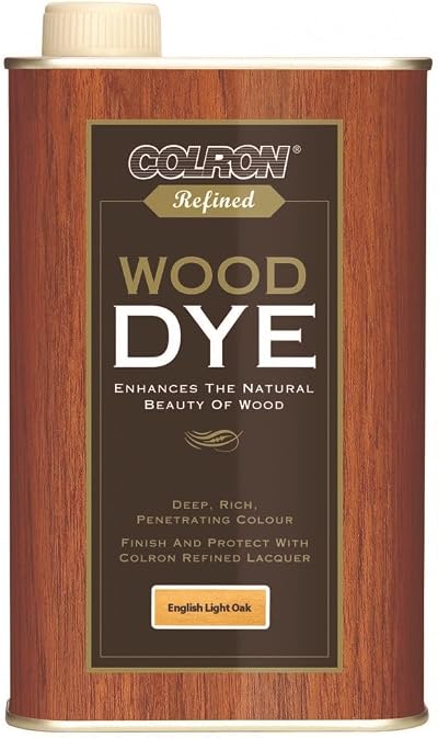 Colron Refined Wood Dye 250ml English Light Oak Ronseal