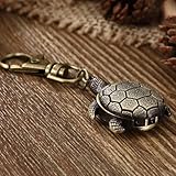 Youyoupifa Tortoise Bronze Alloy Keychain Quartz watches(Unisex)