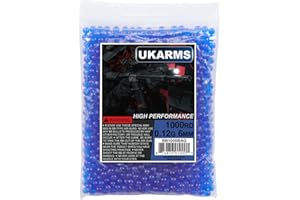 GOLDENBALL UKARMS 1000 Count 0.12g 6mm Airsoft BBS Bag Airsoft Pellets for Spring Airsoft Gun-Color Vary