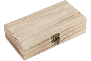 Kronabelle Vintage Burnt Finish Cash Organizer, Set Of 2 Wooden Lockable Cash Boxes, 7.9 X 3.9 X 2 In For Money Storage