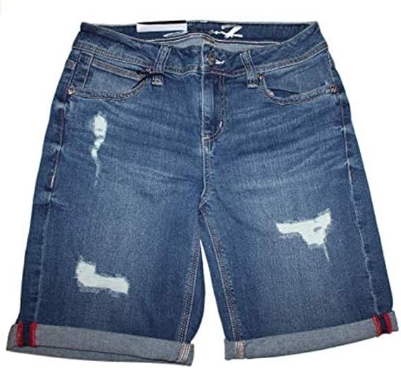 destructed bermuda shorts