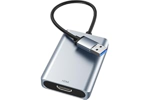 WENTER USB to HDMI Adapter, USB 3.0 to HDMI Audio for Multiple Monitors 1080P Video Converter, Support Mac OS,Windows 10/8.1/8/7 Driver Installation Required