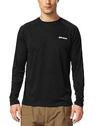 baleaf Men's Rash Guard Shirts Fishing Long Sleeve