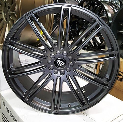 22" Inch White Diamond Gun Metal Wheels &amp; Tire Package | LEXANI FORGIATO ASANTI GIOVANNA AUDI MERCEDEZ INFINITY BMW