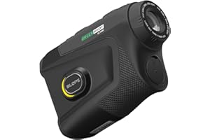 GREEN SHOT Range Finder Golf with Slope Switch, 900/1200 Yards Rechargeable Rangefinder, 7X Magnification Golf Laser Range Finder, Magnetic Strip, Flag Pole Locking with Pulse Vibration
