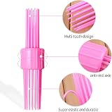 Omenluck Vintage Double Head Heatless Curl Hairbrush Tool Pink for All Hair view 3