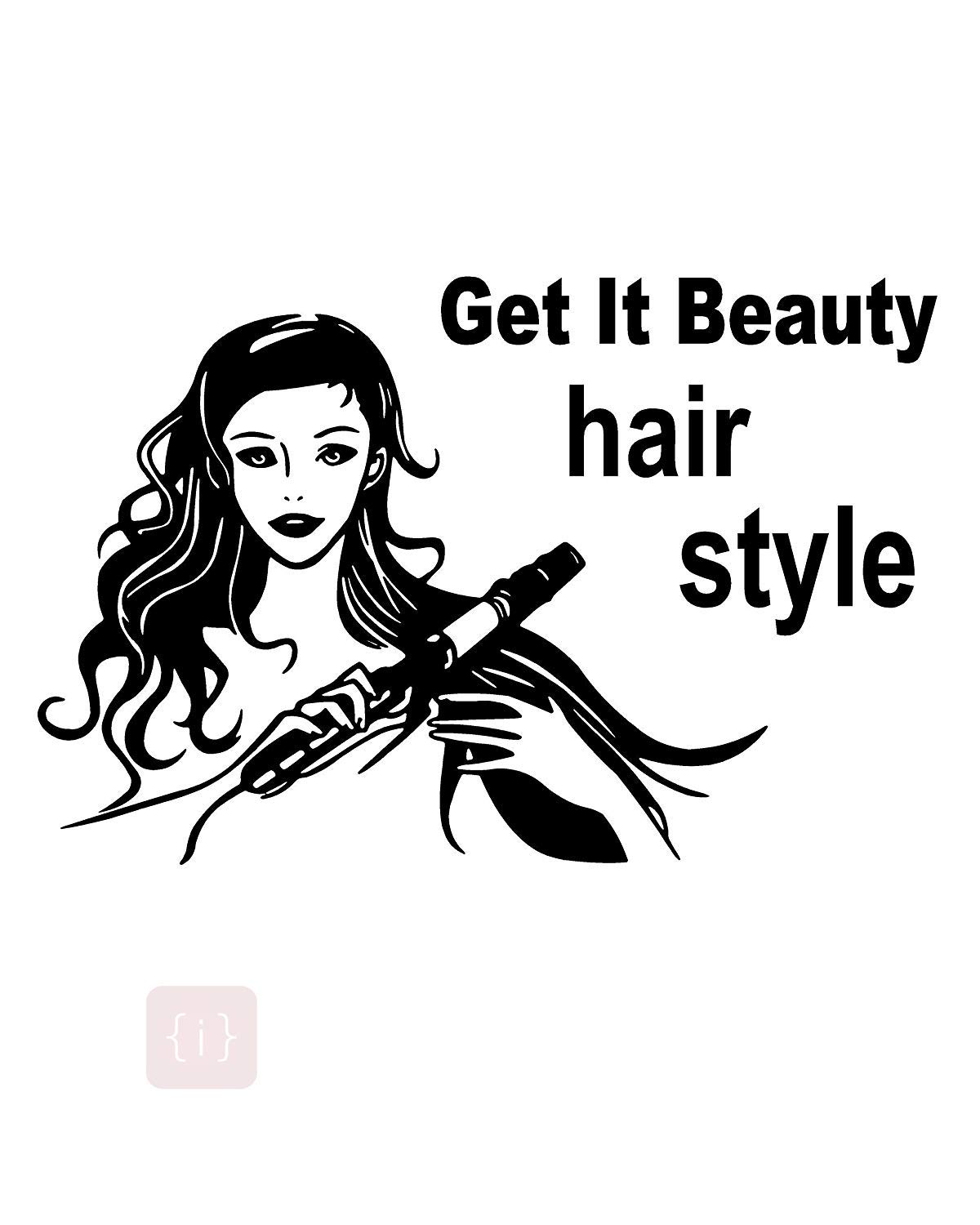 Isee 360 Wall Sticker Get It Beauty Hair Style For Window Hair