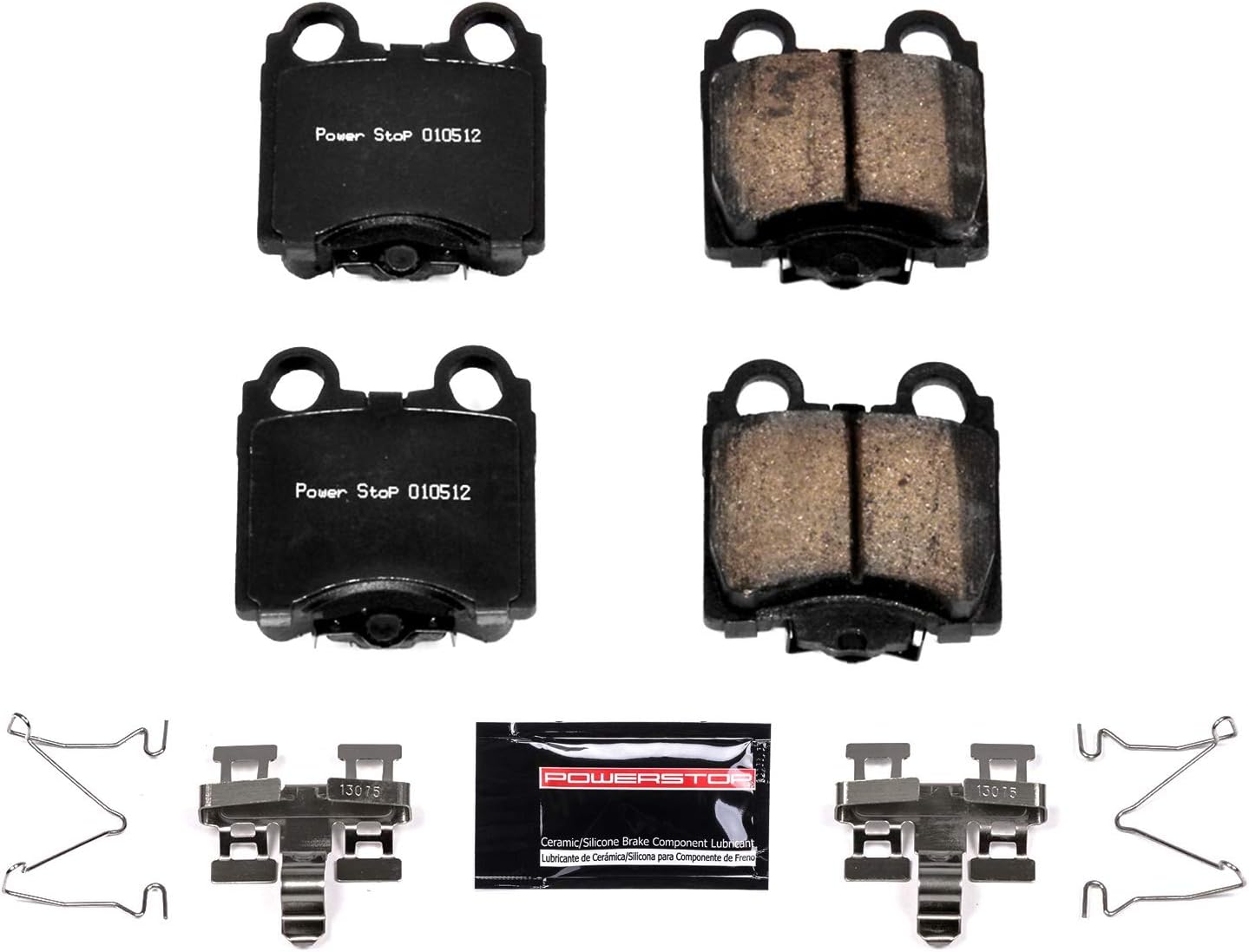 Amazon Com Power Stop Z23 771 Z23 Evolution Sport Carbon Fiber Ceramic Rear Brake Pads Automotive