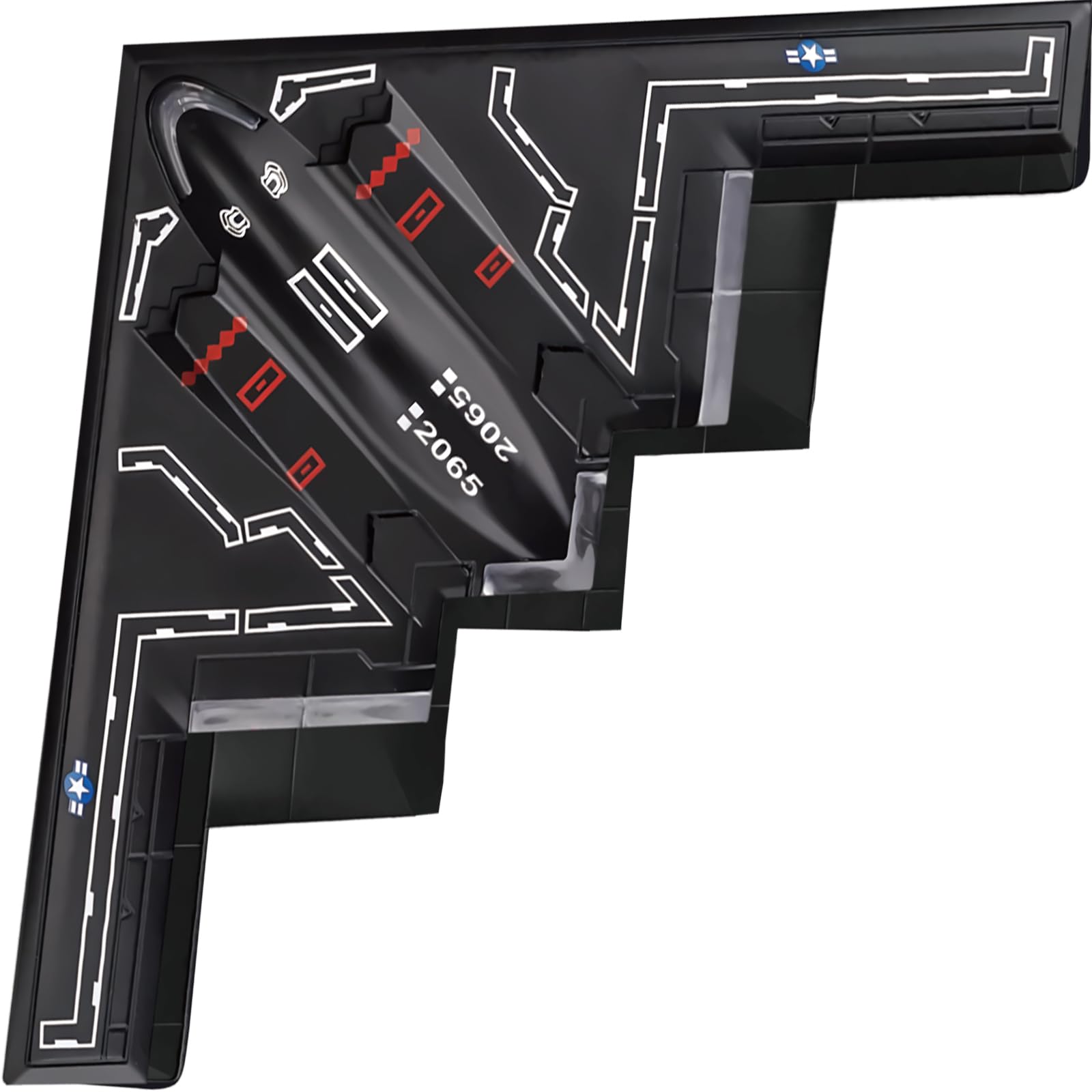 Touch the sky Fight Plane Kite for Kids and Adults, Easy to Fly, Exquisite Fabrics and Unique Structure Design, Excellent Outdoor Games and Activity Toys, Suitable for Beginners. (Black)