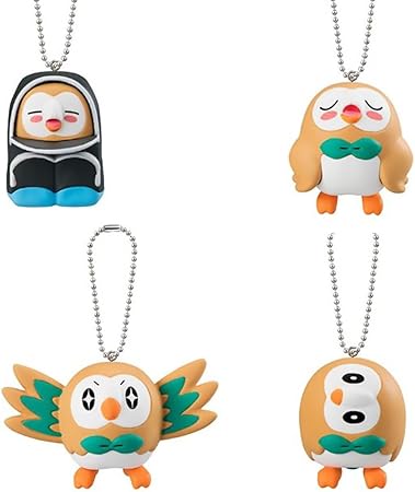 Amazon ポケットモンスター サン ムーン サトシのモクロー大好きコレクション 全4種セット ガチャガチャ カプセル玩具 おもちゃ