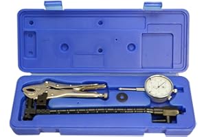 DBM IMPORTS Dial Indicator 1"/.001" Flexible Arm Grip Lug Back Vise