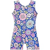 EQSJIU Leotards for Girls Gymnastics Sleeveless Sparkly Toddler Tumbling Outfits Dance Clothes Biketards for Kids 1-10 Years