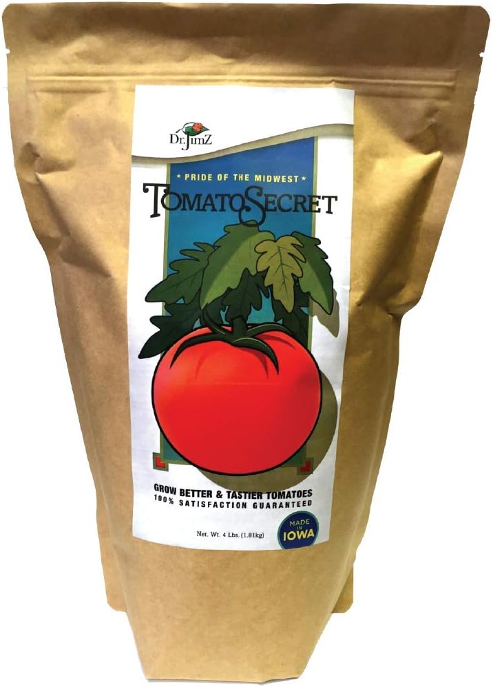 Tomato Fertilizer, Tomato Secret 4lbs, All Natural, Loaded with Nutrients, GMO Free, Best Tasting Tomatoes!