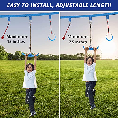 YAMIPROBI NinjaTwister Swing Spins Set Slackline Attachments 360