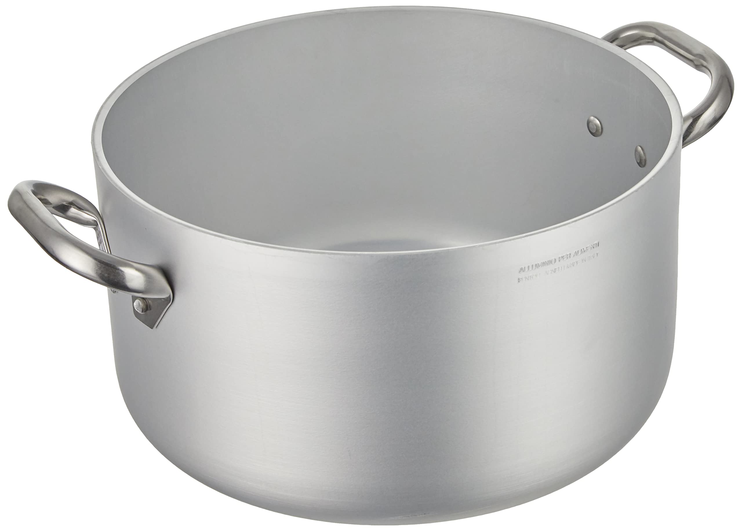 Pentole Agnelli ALMR110428 High Radiant Cylindrical Casserole, Professional Aluminum 5 mm, 28 cm