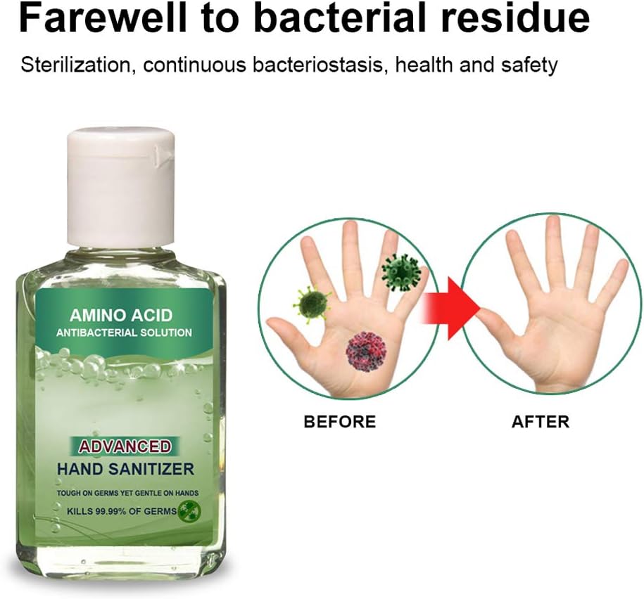 SHY Portable Refreshing Hand Soap Gel - Portable Gentle & Mild Instant Skin Cleansing, Kills 99.99% common harmful germs and bacteria in 15 Seconds, Natural Fragrance (60ml) (60ML) (General)