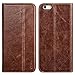 iPhone 6s / 6 Case, Benuo [Vintage Book Series] [Card Holder] Genuine Leather Case [Ultra Soft], Protective Folio Case Flip Cover with Stand Function for Apple iPhone 6 / iPhone 6s 4.7 inch (Brown)