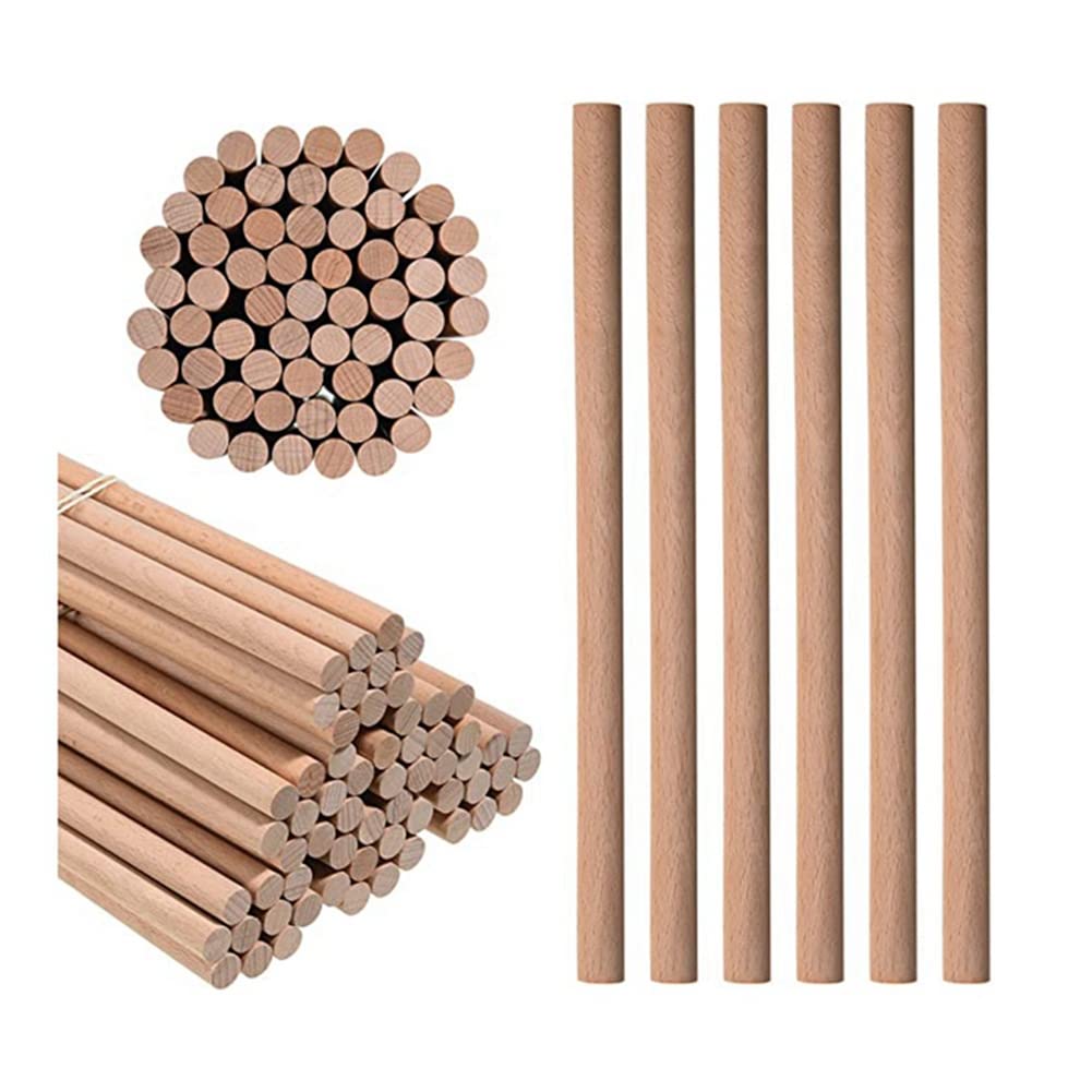 Qezodsx 60 Pieces Rhythm Sticks for Kids Bulk Wood Lummi Sticks Toddler and Classroom