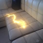 Lights4fun Catena Luminosa LED Argento Micro Decorazioni